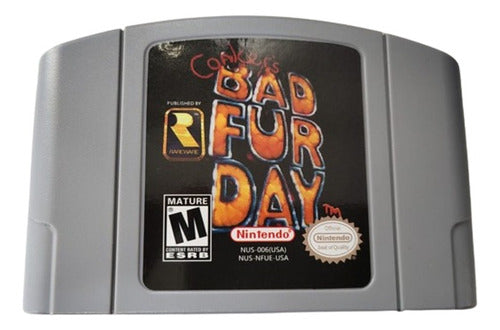 Bad Fur Day 64 Cartucho Fita