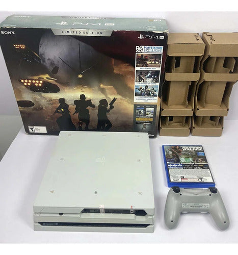 Console Playstation 4 Pro 1tb 4k Edição Destiny 2 + 1 Controle + 5 Jogos