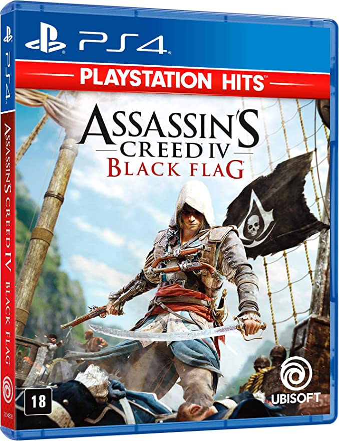 ASSASSIN'S CREED IV BLACK FLAG - PS4 - Mídia Física
