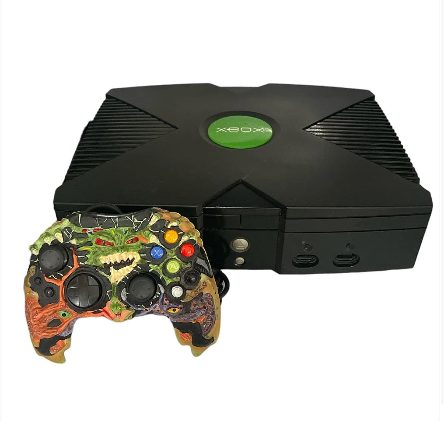 Console Xbox Classic + 1 Controle + 3 Jogos