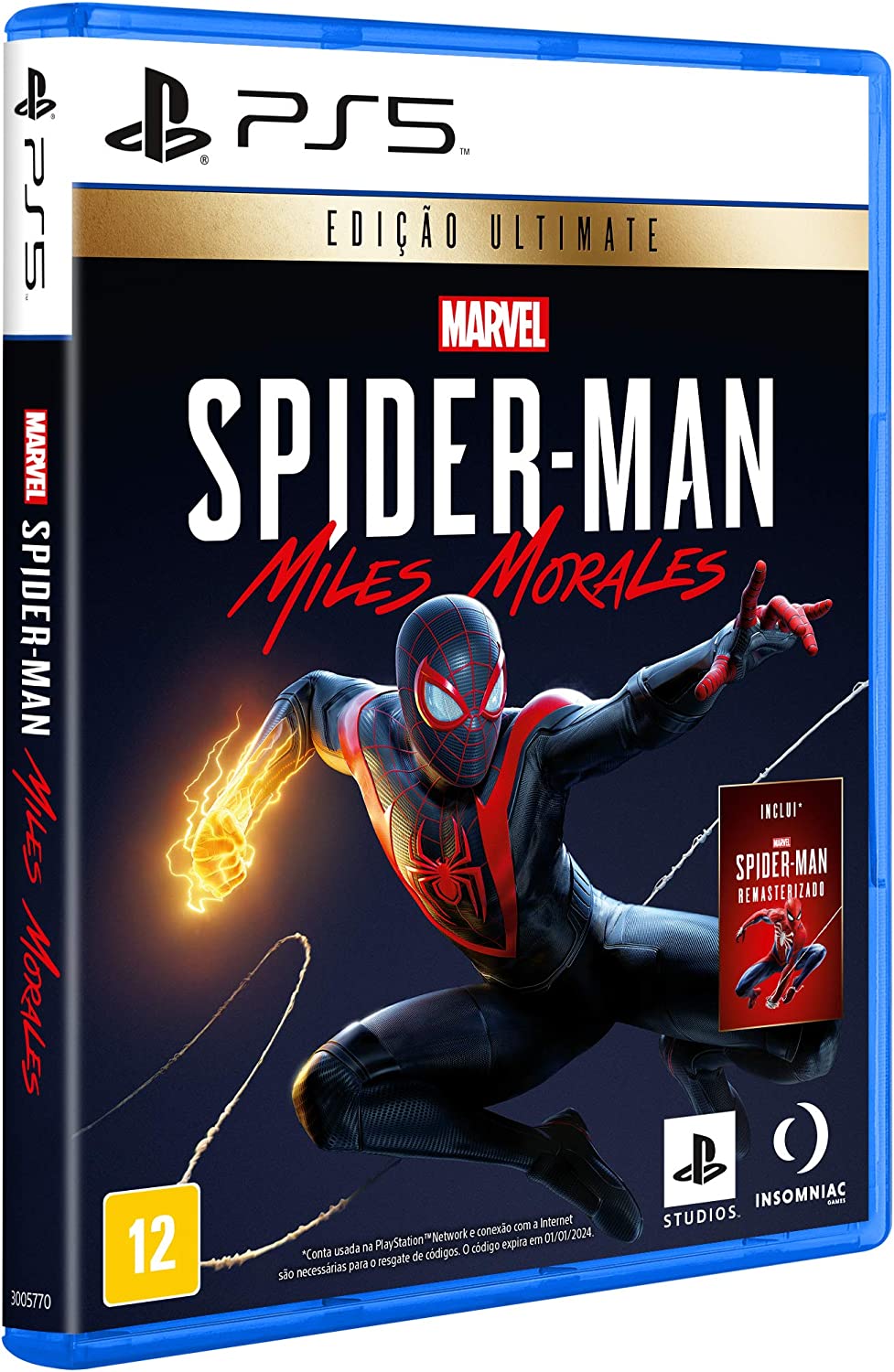 MARVELS SPIDER MAN MILES MORALES - PS5 - Mídia Física