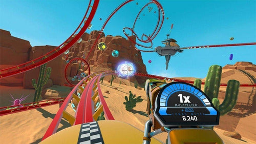 ROLLERCOASTER TYCOON JOYRIDE C/ VR MODE - PS4 - Mídia Física