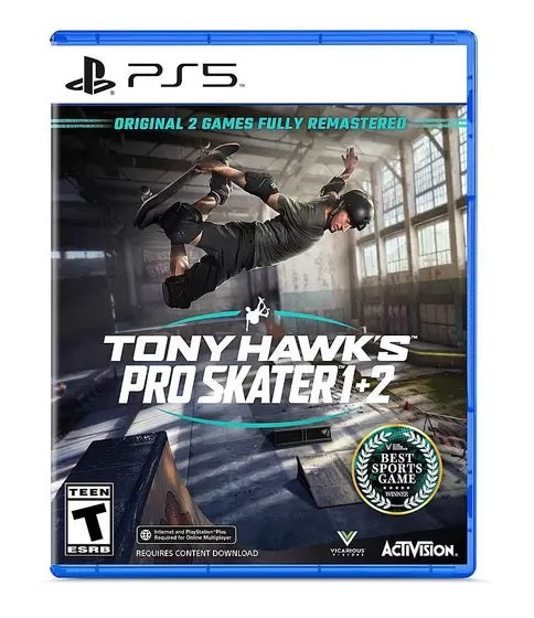 TONY HAWK'S PRO SKATER 1+2 - PS5 - Mídia Física