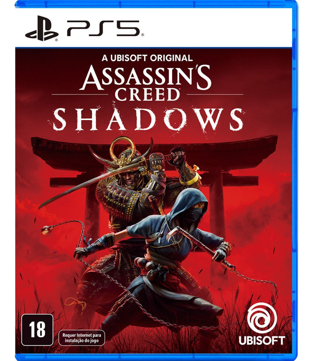 Jogo Ps5 Assassin's Creed Shadows Mídia Física