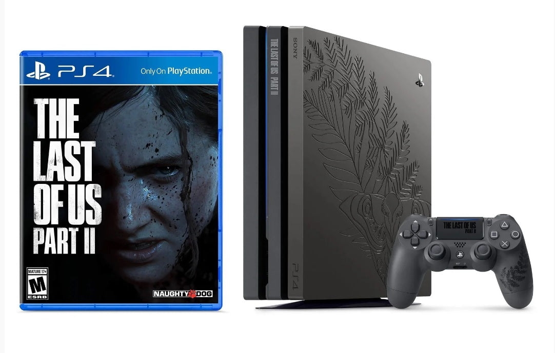 Console PlayStation 4 Pro 1TB  Edition The Last of Us Part II + 5 Jogos