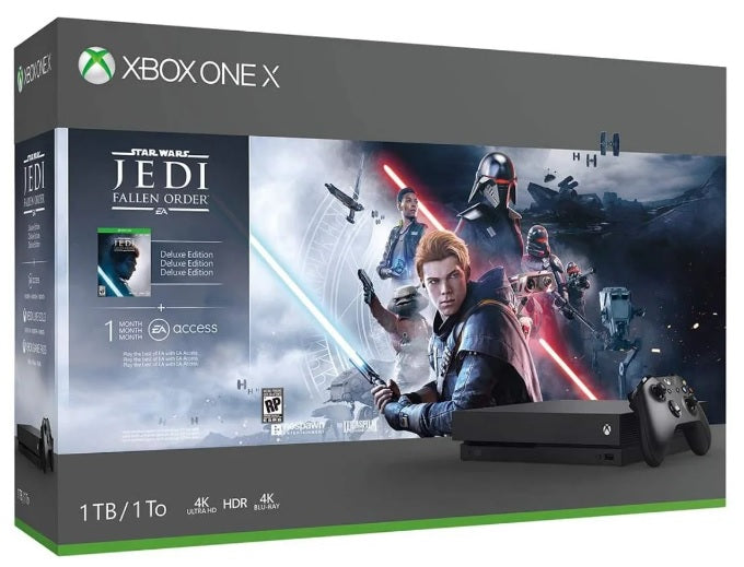 Console Xbox One X 1tb Star Wars Jedi Fallen Order Deluxe Bundle + 3 Jogos