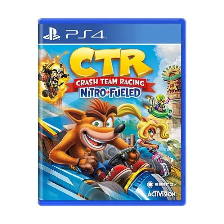 Crash Team Racing Nitro-Fueled - PS4 - Mídia Física