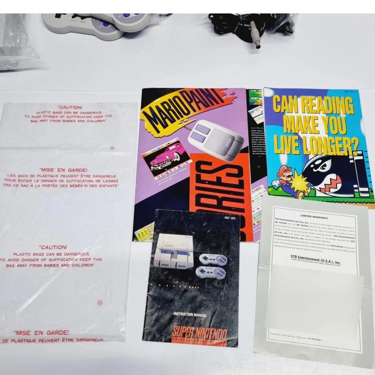 Console Super Nintendo: SUPER SET - Nintendo + Super Mario World - SNES