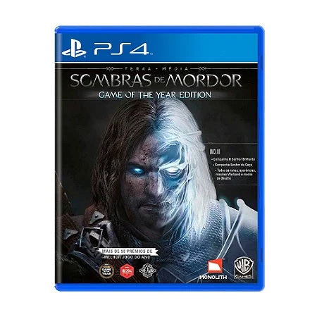 Terra Média: Sombras de Mordor (Game of the Year Edition) - PS4 - Mídia Física